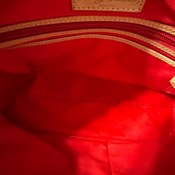 Dooney & Bourke Green and Blue Checkered Tote - Picture 15 of 16